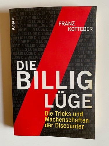 Buch die billig lüge - buch,