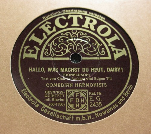 Comedian harmonists hallo was - hallo,,