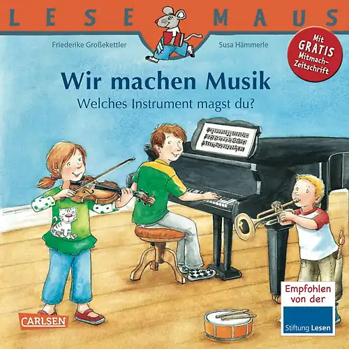 Lesemaus 138 wir machen musik - machen,