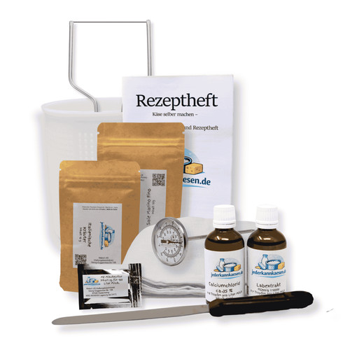 Premium käse herstellung set - herstellung,
