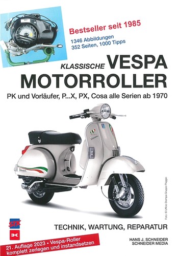 Klassische vespa motorroller - klassische,